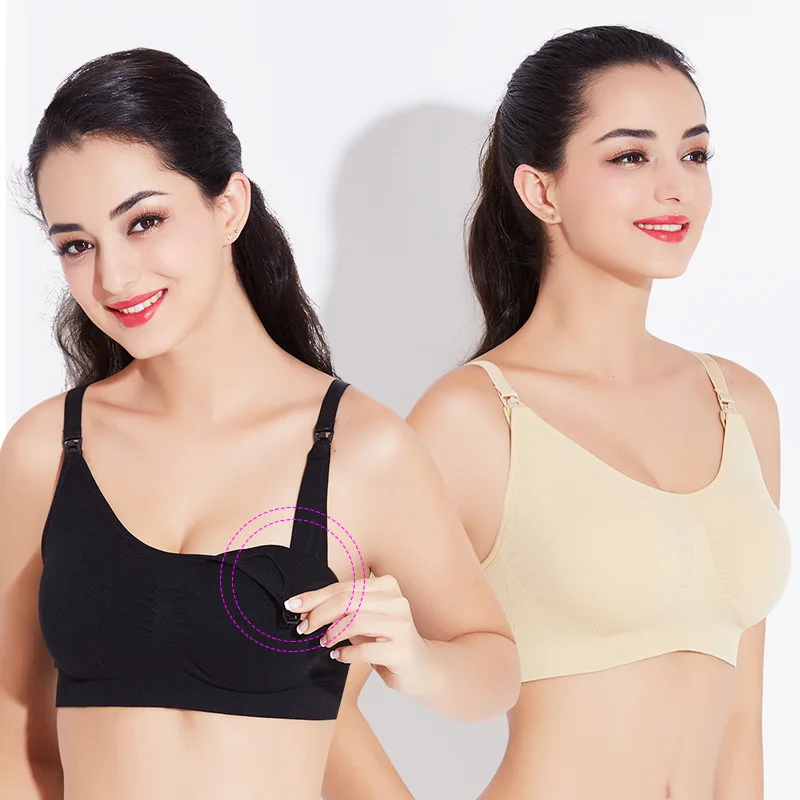 Бюстгальтер для беременных женщин без карманов с передней пряжкой
Бюстгальтер для беременных женщин без карманов с передней пряжкой