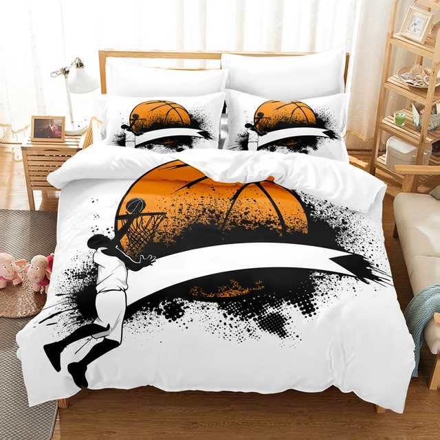 3D basketball Sets Duvet Cover Set With Pillowcase Twin Full Queen King Bedclothes Bed Linen
3D basketball Sets Duvet Cover Set With Pillowcase Twin Full Queen King Bedclothes Bed Linen