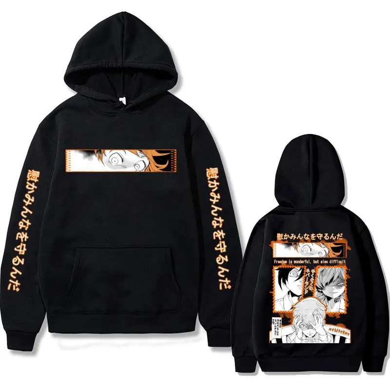 Anime Yakusoku No Neverland The Promised Neverland Emma Norman Ray Graphic Hoodie Man Fan Gift Tops Men Casual Unisex Sweatshirt
Anime Yakusoku No Neverland The Promised Neverland Emma Norman Ray Graphic Hoodie Man Fan Gift Tops Men Casual Unisex Sweatshirt