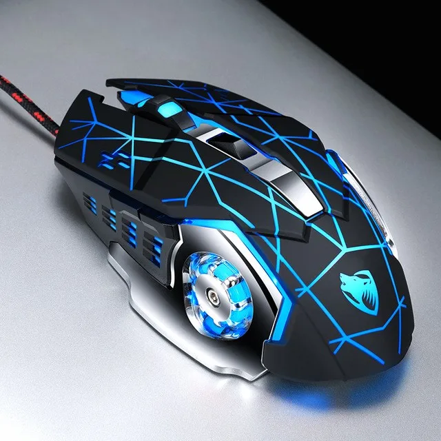 New Wired Gaming Mouse Professional Gamer 6 Buttons 3200dpi Mouse LED Optical USB Computer Mouse Game Mice Silent Mouse Mause
New Wired Gaming Mouse Professional Gamer 6 Buttons 3200dpi Mouse LED Optical USB Computer Mouse Game Mice Silent Mouse Mause