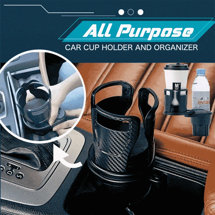 Drink Holder In Car All Purpose Car Cup Holder 2 IN 1 Multifunctional Vehicle-mounted Stand Water Cup Drink Bottle Organizer
Drink Holder In Car All Purpose Car Cup Holder 2 IN 1 Multifunctional Vehicle-mounted Stand Water Cup Drink Bottle Organizer