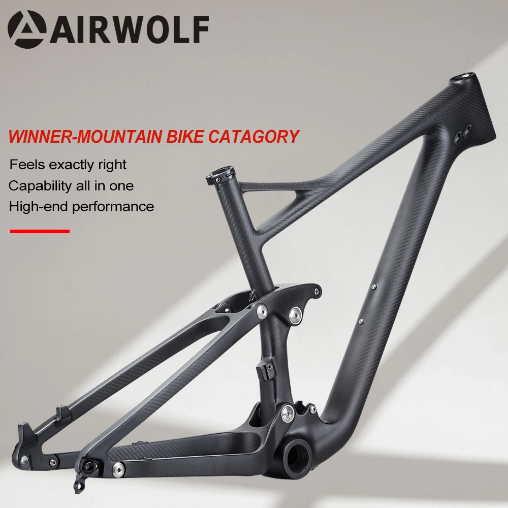 29ER 15 17 19Inch Full Suspension MTB Carbon Bike Frame Thru Axle Boost 148*12MM PF30 Mountain Frame For Hill Enduro
29ER 15 17 19Inch Full Suspension MTB Carbon Bike Frame Thru Axle Boost 148*12MM PF30 Mountain Frame For Hill Enduro
