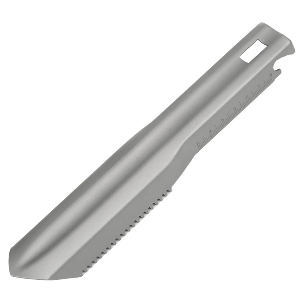Parts Titanium Shovel Approx. 20.8*4*1.9cm Gray Hot Sale Multifunction New Titanium Useful For Camping Climbing
Parts Titanium Shovel Approx. 20.8*4*1.9cm Gray Hot Sale Multifunction New Titanium Useful For Camping Climbing