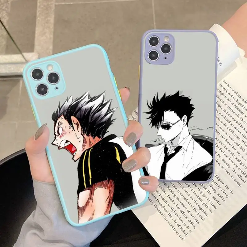 Yinuoda Haikyuu Kuroo Tetsurou Phone Case for iPhone X XR XS 7 8 Plus 11 12 13 pro MAX 13mini Translucent Matte Shockproof Case
Yinuoda Haikyuu Kuroo Tetsurou Phone Case for iPhone X XR XS 7 8 Plus 11 12 13 pro MAX 13mini Translucent Matte Shockproof Case