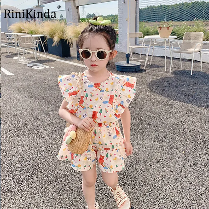 Baby Set for Girls Spring Summer Infant Cartoon Ruffles Sleeveless Shirts+Shorts Newborn Suits Kids Children Clothing
Baby Set for Girls Spring Summer Infant Cartoon Ruffles Sleeveless Shirts+Shorts Newborn Suits Kids Children Clothing