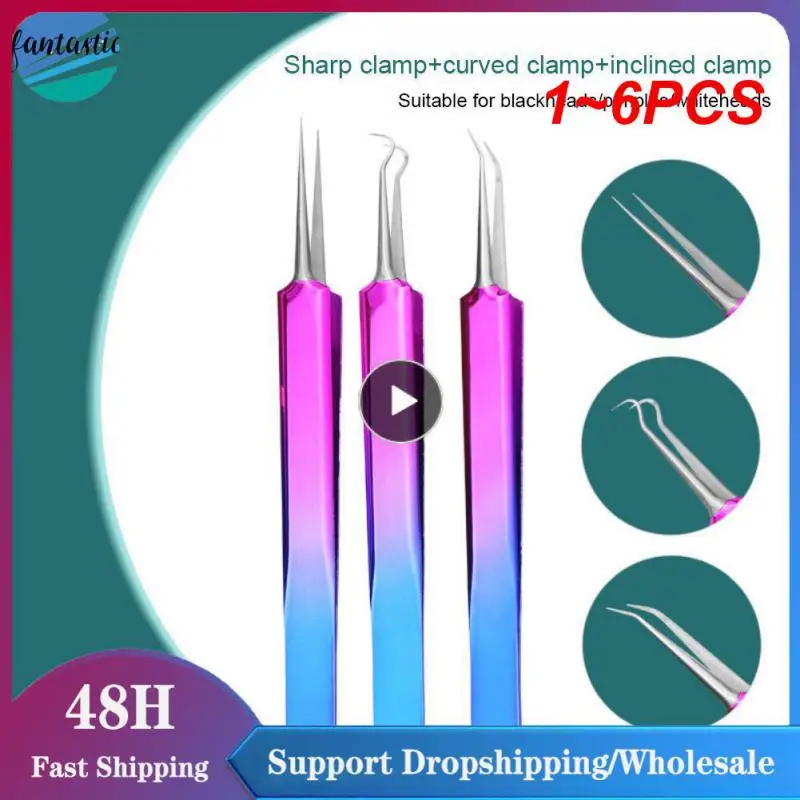 1-6 шт. в 1, пинцет для удаления клещей из нержавеющей стали 
1-6 шт. в 1, пинцет для удаления клещей из нержавеющей стали