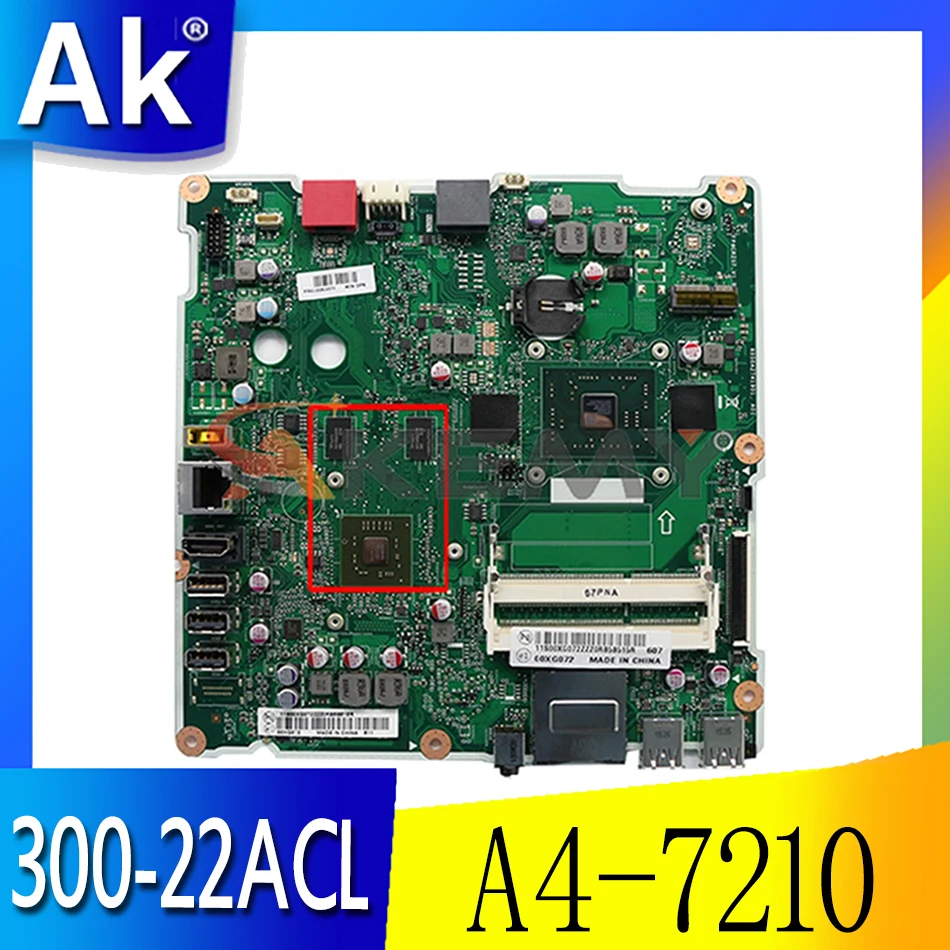 00UW126 00UW127 for Lenovo IdeaCentre AIO 300-22ACL 300-23ACL motherboard A4-7210 1G DDR3 FP4CRZST.V1.0 mainboard
00UW126 00UW127 for Lenovo IdeaCentre AIO 300-22ACL 300-23ACL motherboard A4-7210 1G DDR3 FP4CRZST.V1.0 mainboard