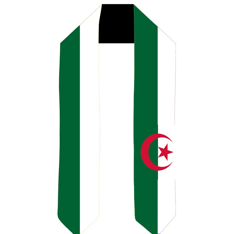 Little Painter Graduation Stole Algeria Country Flag Sash for Adults Students 72" in 60" 66" Length Custom Logo 
Little Painter Graduation Stole Algeria Country Flag Sash for Adults Students 72" in 60" 66" Length Custom Logo