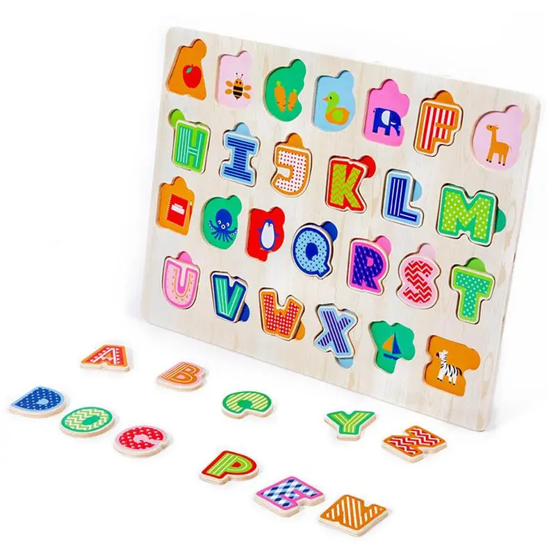 Montessori Toys Alphabet Number Wooden Puzzle Shape Matching Puzzle Board Game Baby Education Toys Toddler Puzzles
Montessori Toys Alphabet Number Wooden Puzzle Shape Matching Puzzle Board Game Baby Education Toys Toddler Puzzles