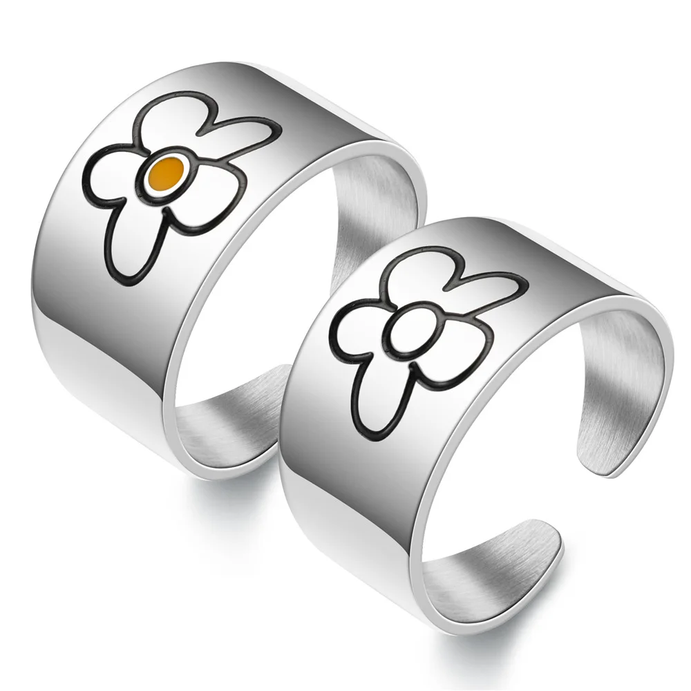 Bxzyrt Trendy Adjustable Opening Ring Stainless Steel Rings For Women Men Hip-Hop Carved Flower Rings Wholesale Jewelry кольца
Bxzyrt Trendy Adjustable Opening Ring Stainless Steel Rings For Women Men Hip-Hop Carved Flower Rings Wholesale Jewelry кольца