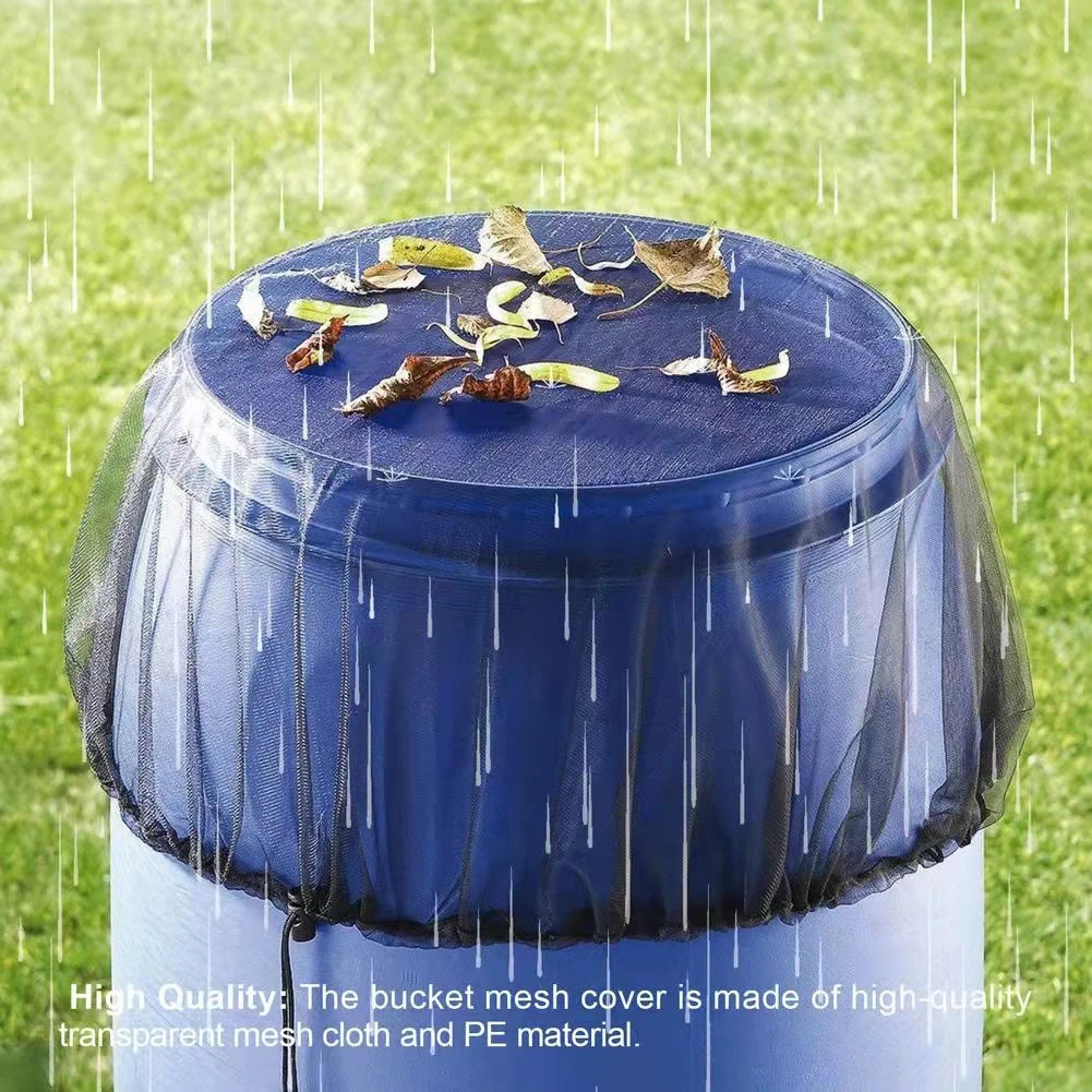 Outdoor Mesh Cover Netting Rain Barrels PE Water Collection Buckets Tank Raindrop Harvesting Tool Anti-Mosquito Protection 97cm
Outdoor Mesh Cover Netting Rain Barrels PE Water Collection Buckets Tank Raindrop Harvesting Tool Anti-Mosquito Protection 97cm