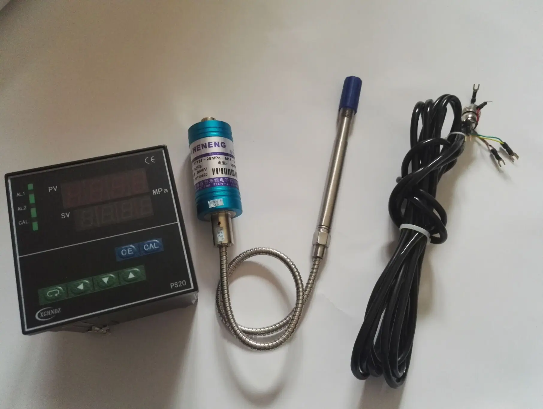 Heneng PT124-50MPa-M14x1.5+PS20 high temperature melt sensor instrument
Heneng PT124-50MPa-M14x1.5+PS20 high temperature melt sensor instrument