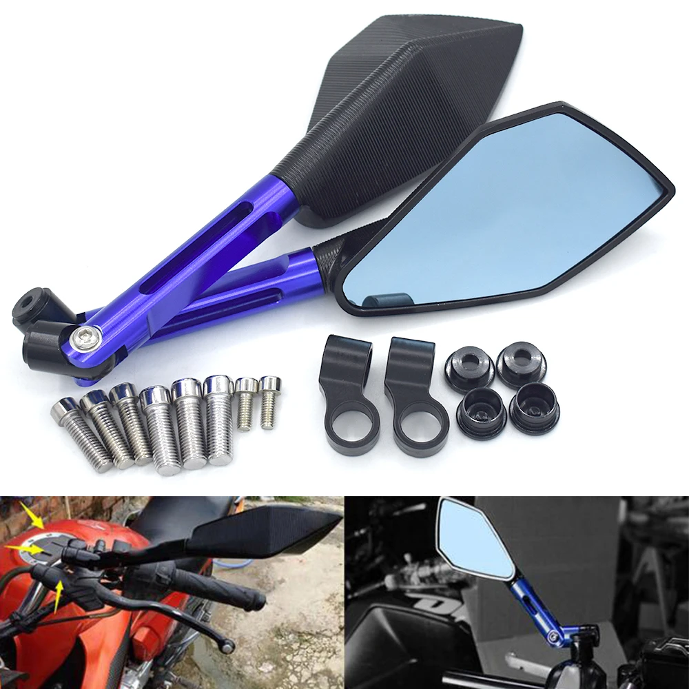 Universal Motorcycle CNC Aluminum Adjustable rearview mirror 8mm 10mm For YAMAHA MT-07/FZ-07 FJ-09 MT-09/SR/FZ-09 FZ1 FAZER FZ16
Universal Motorcycle CNC Aluminum Adjustable rearview mirror 8mm 10mm For YAMAHA MT-07/FZ-07 FJ-09 MT-09/SR/FZ-09 FZ1 FAZER FZ16