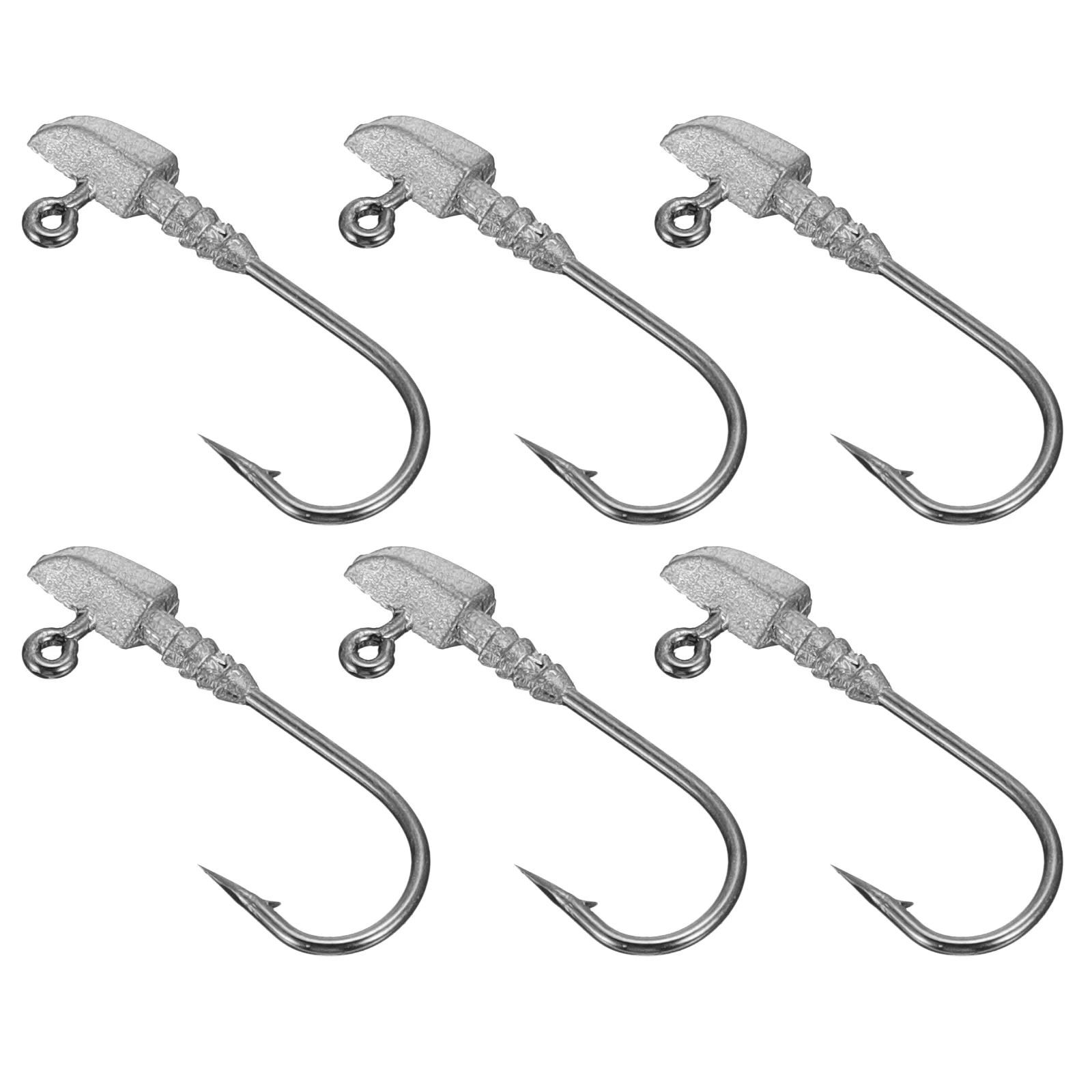 10Pcs Fishhook Premium Creative Fishing Bait Hook Lead Head Fish Hook for Angling
10Pcs Fishhook Premium Creative Fishing Bait Hook Lead Head Fish Hook for Angling