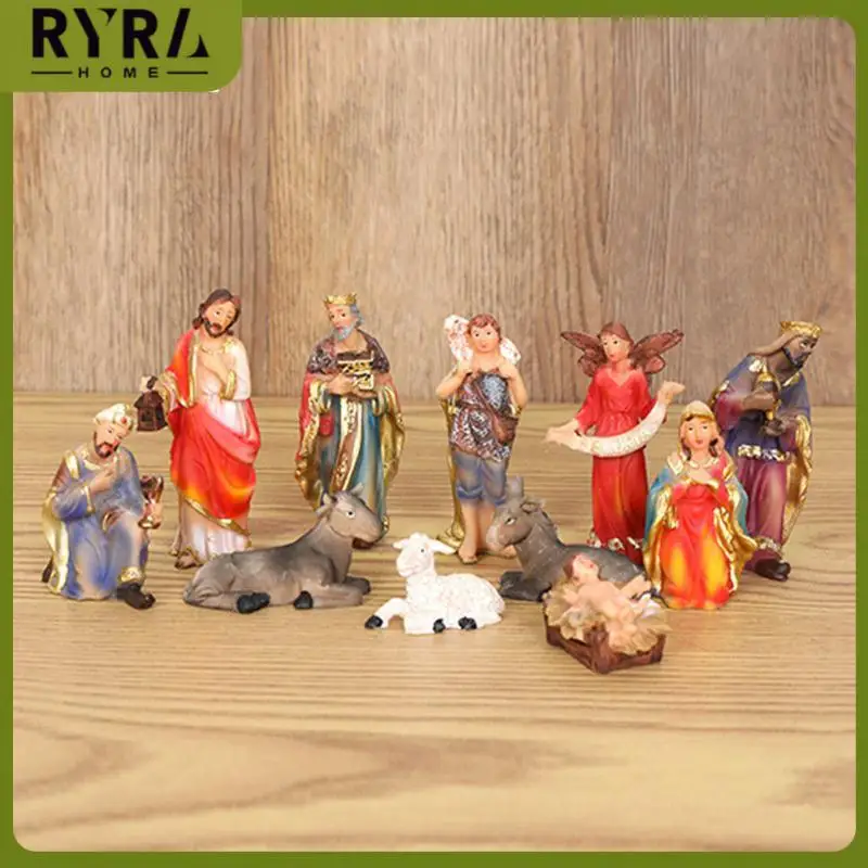 /set Christ Birth Of Jesus Ornament Nativity Scene Manger Decor Catholic Statue Christmas Indoor - Manger Scene Christmas
/set Christ Birth Of Jesus Ornament Nativity Scene Manger Decor Catholic Statue Christmas Indoor - Manger Scene Christmas