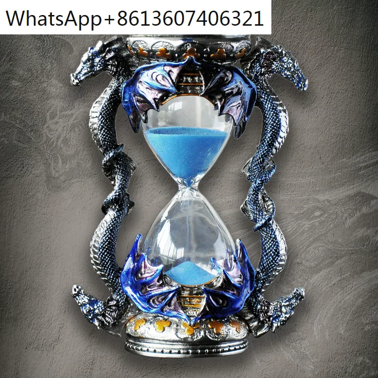 Norse Mythology Metal Sand Clock 15 Minutes Dragon Style Timer Hourglasses Home Office Desktop Decoration Creative Vintage
Norse Mythology Metal Sand Clock 15 Minutes Dragon Style Timer Hourglasses Home Office Desktop Decoration Creative Vintage