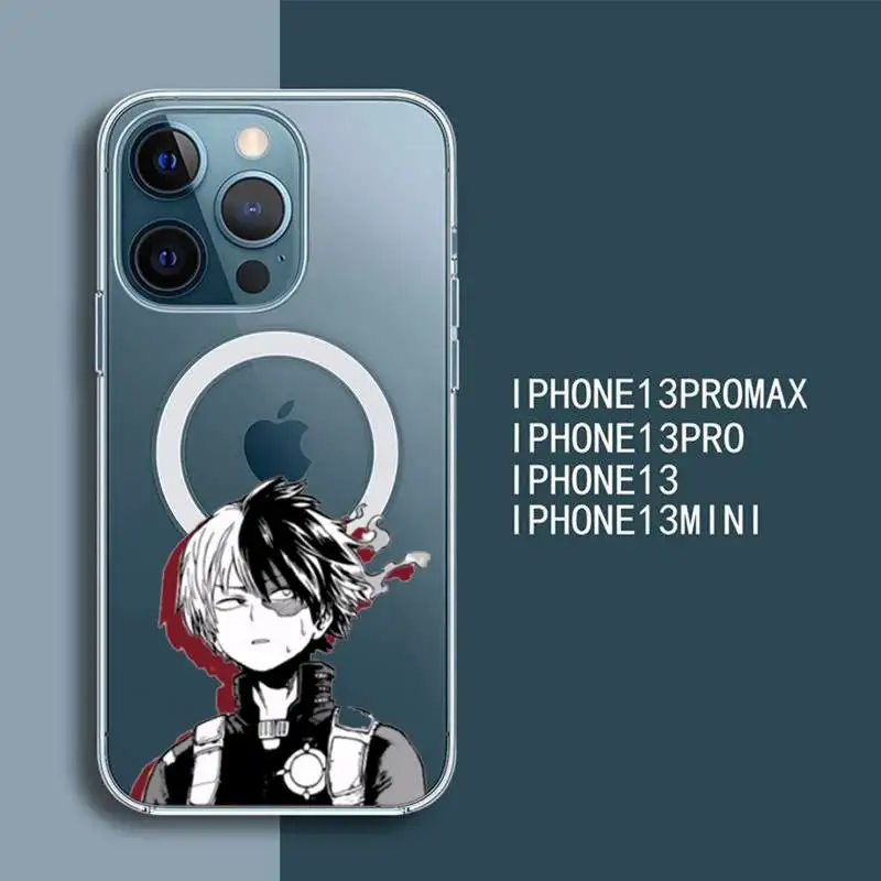 My Hero Academia anime Phone Case Transparent Magsafe Magnetic Magnet For iPhone 13 12 11 Pro Max Mini Wireless Charging Cover
My Hero Academia anime Phone Case Transparent Magsafe Magnetic Magnet For iPhone 13 12 11 Pro Max Mini Wireless Charging Cover