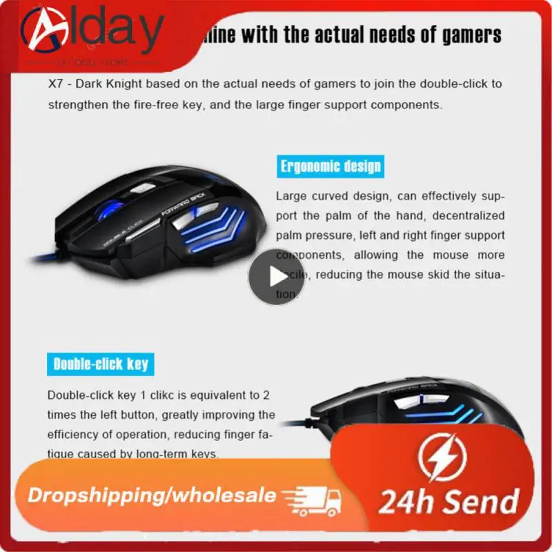 For Desktop Laptop Computer Mechanical Mouse With Rgb Backlight 7 Button Optical Computer Mouse Led Light Night Glow Usb Mouse
For Desktop Laptop Computer Mechanical Mouse With Rgb Backlight 7 Button Optical Computer Mouse Led Light Night Glow Usb Mouse
