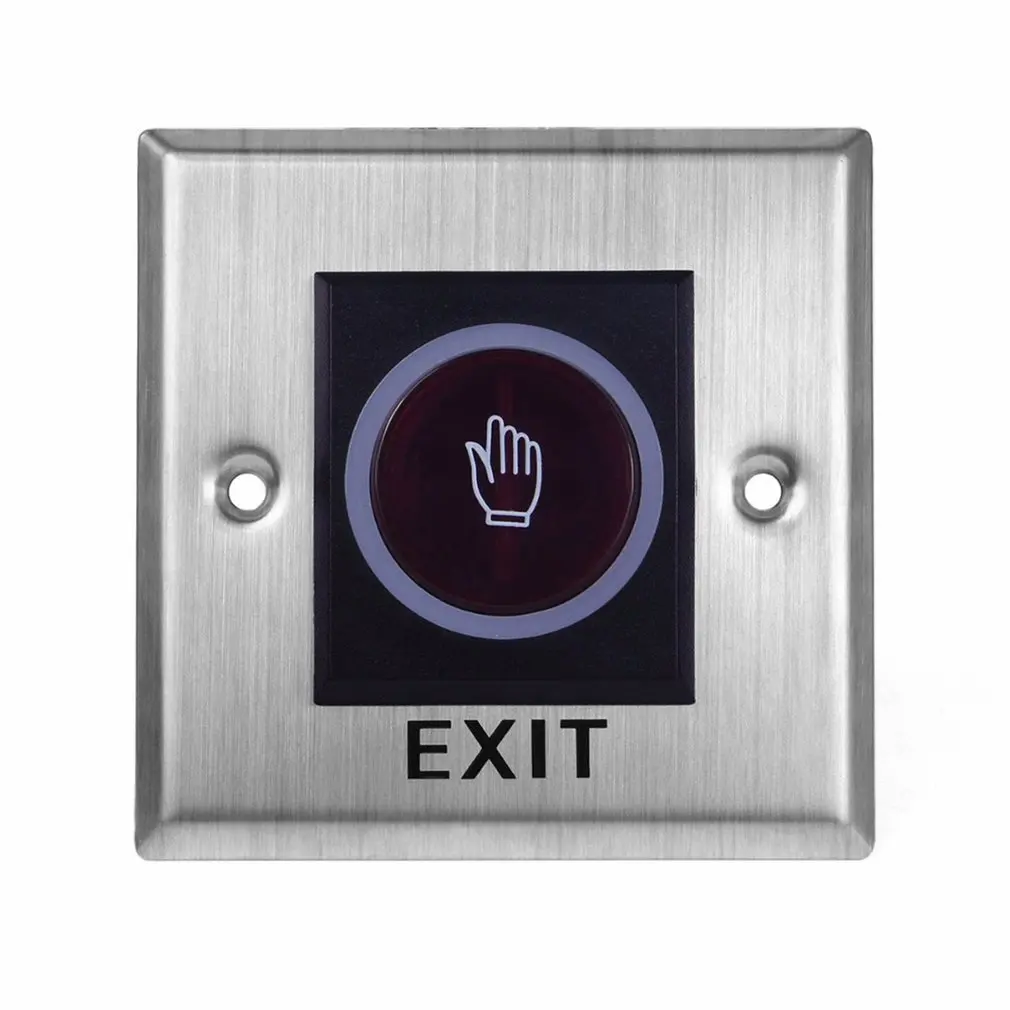No Sensor Exit Switch Induction Type Inductive Exit Release Button Switch Access Control DC12V With LED Indicator Light
No Sensor Exit Switch Induction Type Inductive Exit Release Button Switch Access Control DC12V With LED Indicator Light