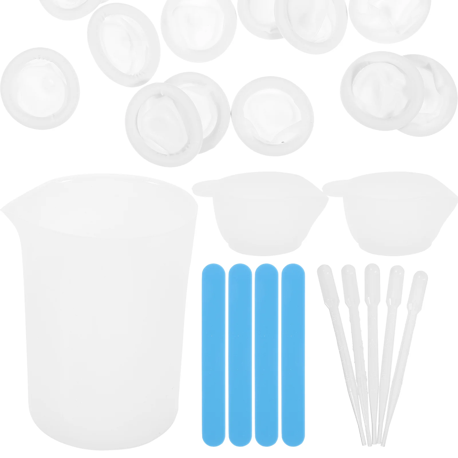 1 Set of DIY Epoxy Tools Crystal Epoxy Crafts Making Measuring Cups Stir Sticks Droppers Pad
1 Set of DIY Epoxy Tools Crystal Epoxy Crafts Making Measuring Cups Stir Sticks Droppers Pad