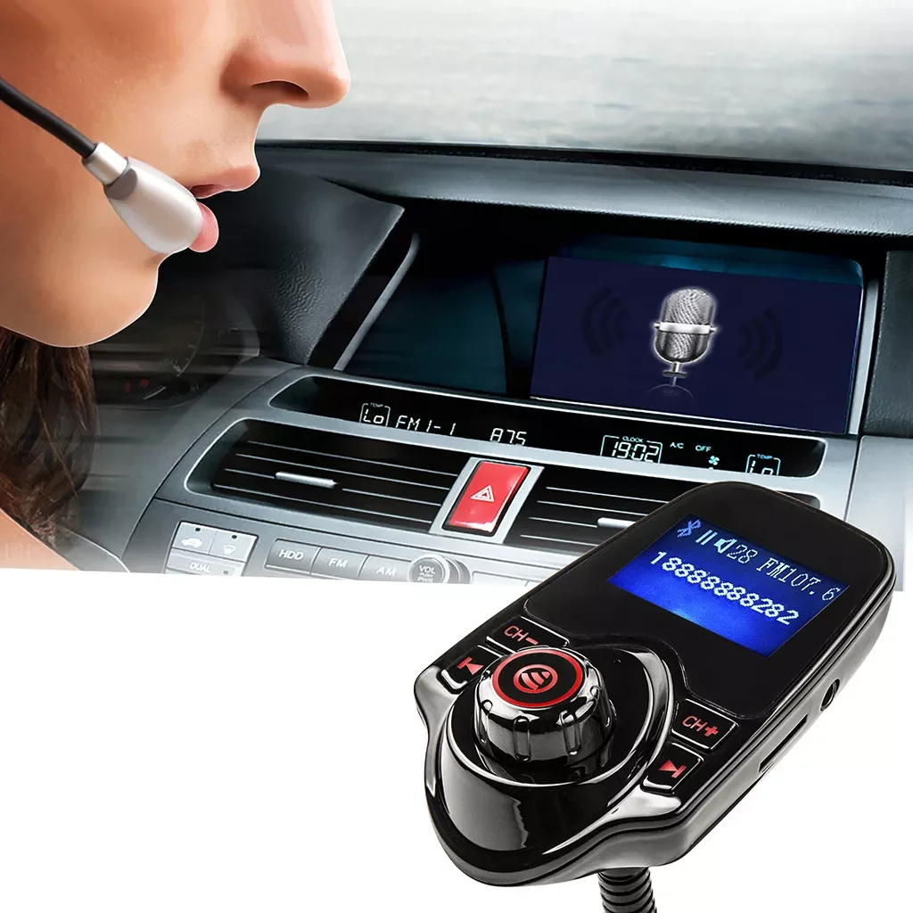 New T10 Car Bluetooth hands-free MP3 Music player FM transmitter Dual USB Charger Auto FM transmitter Support TF Card
New T10 Car Bluetooth hands-free MP3 Music player FM transmitter Dual USB Charger Auto FM transmitter Support TF Card