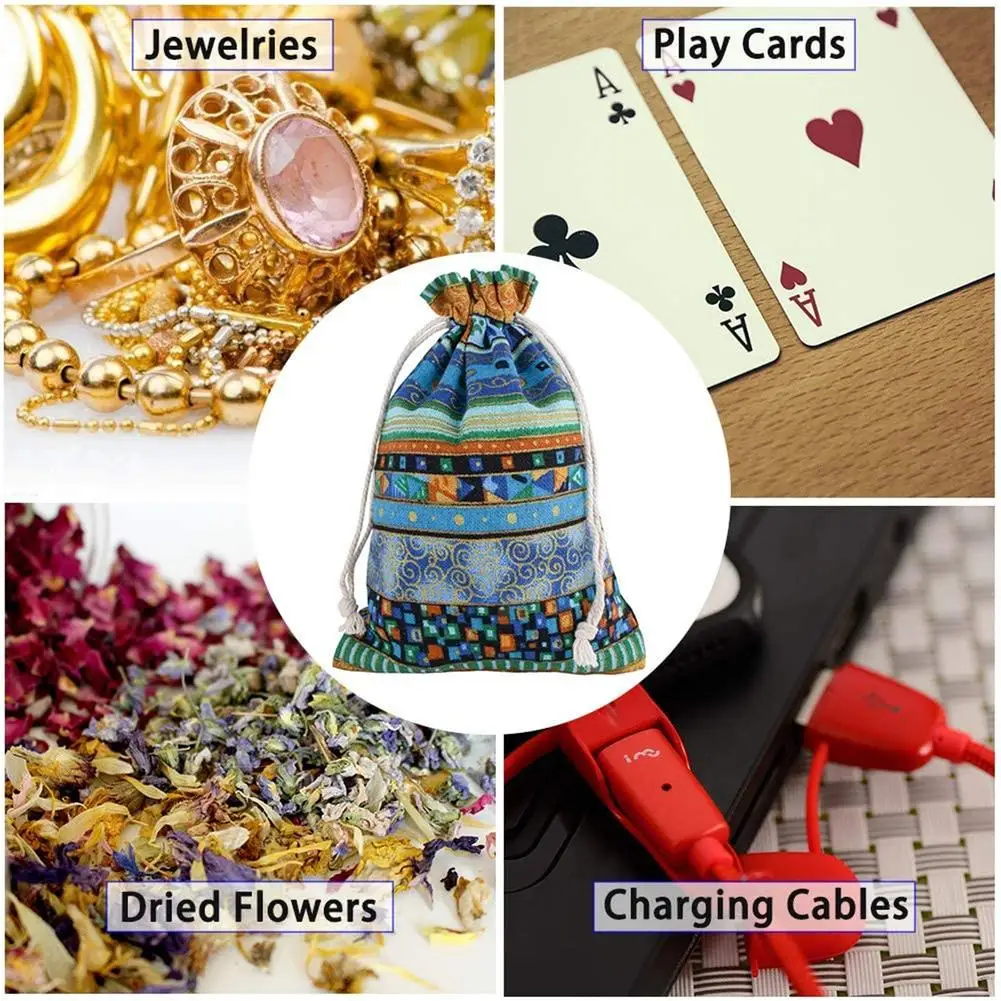 20pcs Woven Jewellery Bags Gift Bags With Drawstring Colorful Ethnic Style For Jewellery Wedding Party Celebrations Christmas 
20pcs Woven Jewellery Bags Gift Bags With Drawstring Colorful Ethnic Style For Jewellery Wedding Party Celebrations Christmas