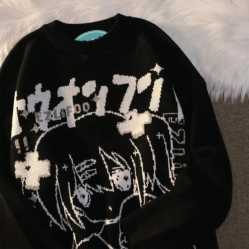 2022 upgraded Japanese anime two-dimensional girl sweater female retro loose long-sleeved pullover couple casual wild sweater
2022 upgraded Japanese anime two-dimensional girl sweater female retro loose long-sleeved pullover couple casual wild sweater
