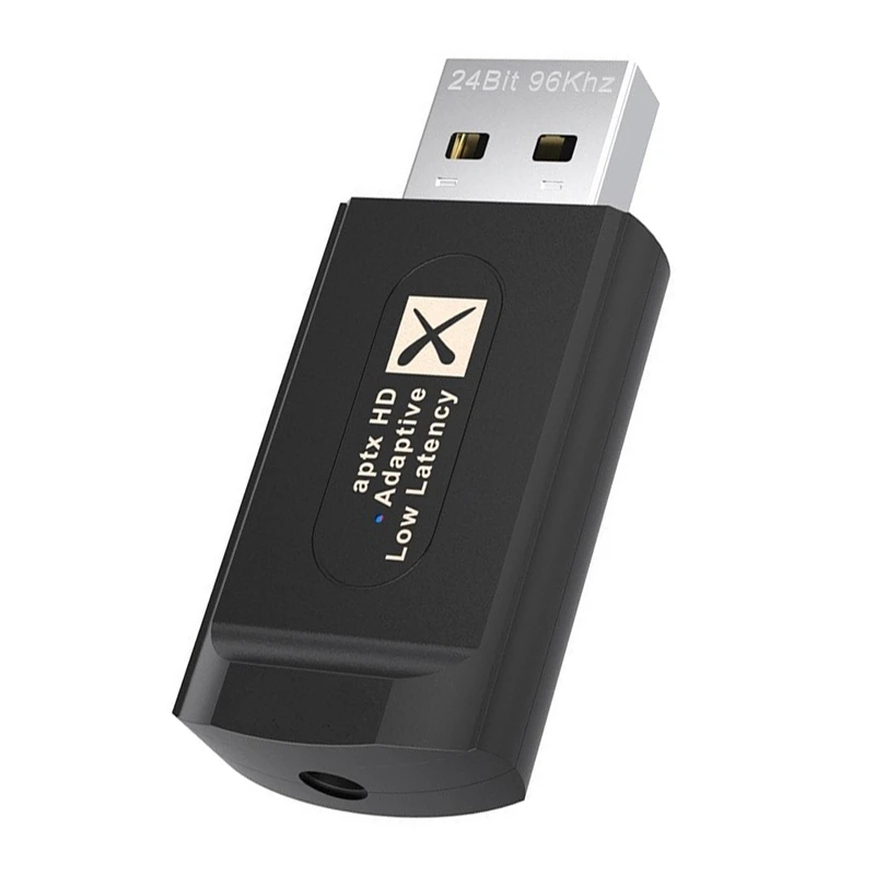 Bluetooth 5,2 аудио передатчик с микрофоном QCC3040 24 бит 96 кГц KB9P Aptx LL HD Адаптивная низкая задержка 3,5 мм Aux для ТВ ПК
Bluetooth 5,2 аудио передатчик с микрофоном QCC3040 24 бит 96 кГц KB9P Aptx LL HD Адаптивная низкая задержка 3,5 мм Aux для ТВ ПК