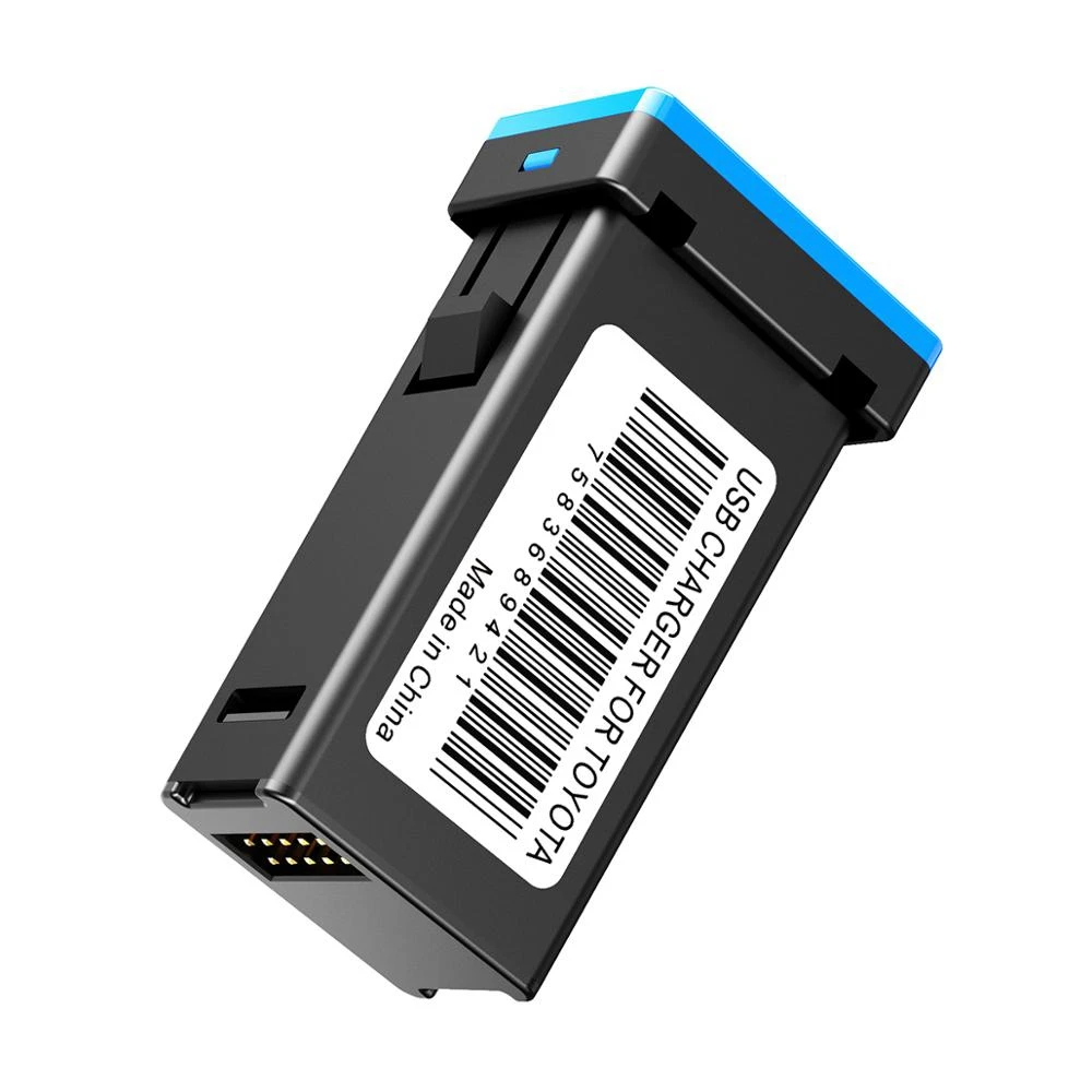 Автомобильное зарядное устройство QC 3,0 с двумя портами USB Type-C и разъемом для быстрой зарядки для Toyota
Автомобильное зарядное устройство QC 3,0 с двумя портами USB Type-C и разъемом для быстрой зарядки для Toyota