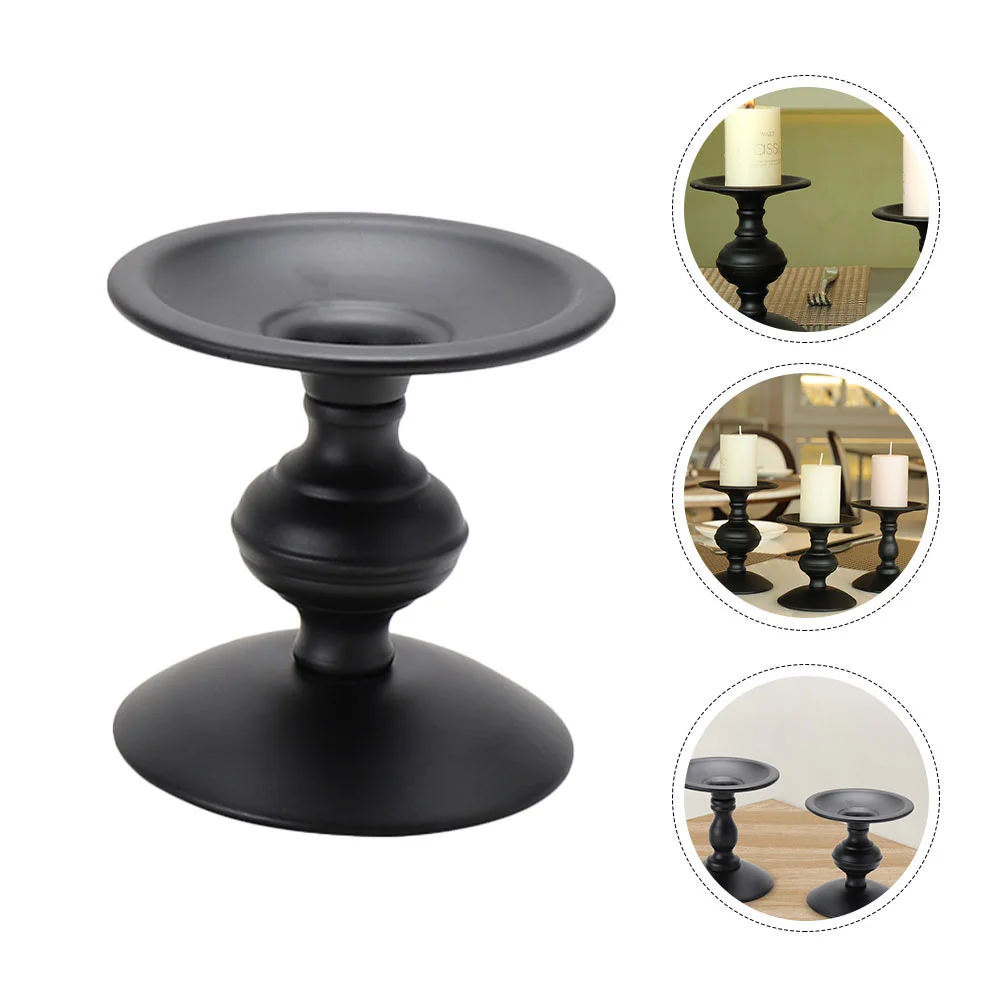 Holder Candlestick Holders Stand Decorative Table Taper Iron Black Candlelight Mantel Retro Handlesimple Gift Housewarming Stick
Holder Candlestick Holders Stand Decorative Table Taper Iron Black Candlelight Mantel Retro Handlesimple Gift Housewarming Stick