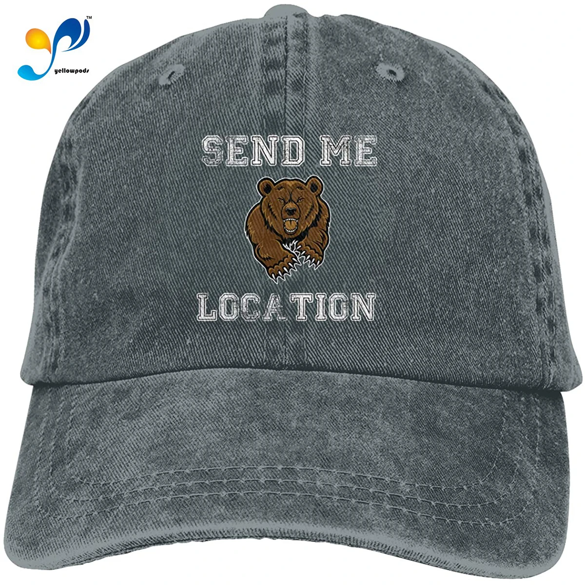 Angry Bear Send Me Location Hat Vintage Denim Baseball Caps Cotton Dad Hat Adjustable Sandwich Hat Unisex Sombreros De Mujer
Angry Bear Send Me Location Hat Vintage Denim Baseball Caps Cotton Dad Hat Adjustable Sandwich Hat Unisex Sombreros De Mujer