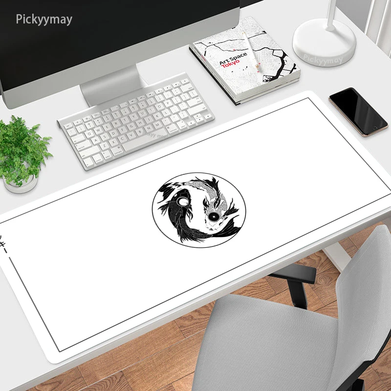 Japanese Art Laptop Mousepad Office Gaming Mouse Pad Black And White Fish Mousepad Large Locking Edge Keyboard Deak Mat Koi Rug
Japanese Art Laptop Mousepad Office Gaming Mouse Pad Black And White Fish Mousepad Large Locking Edge Keyboard Deak Mat Koi Rug
