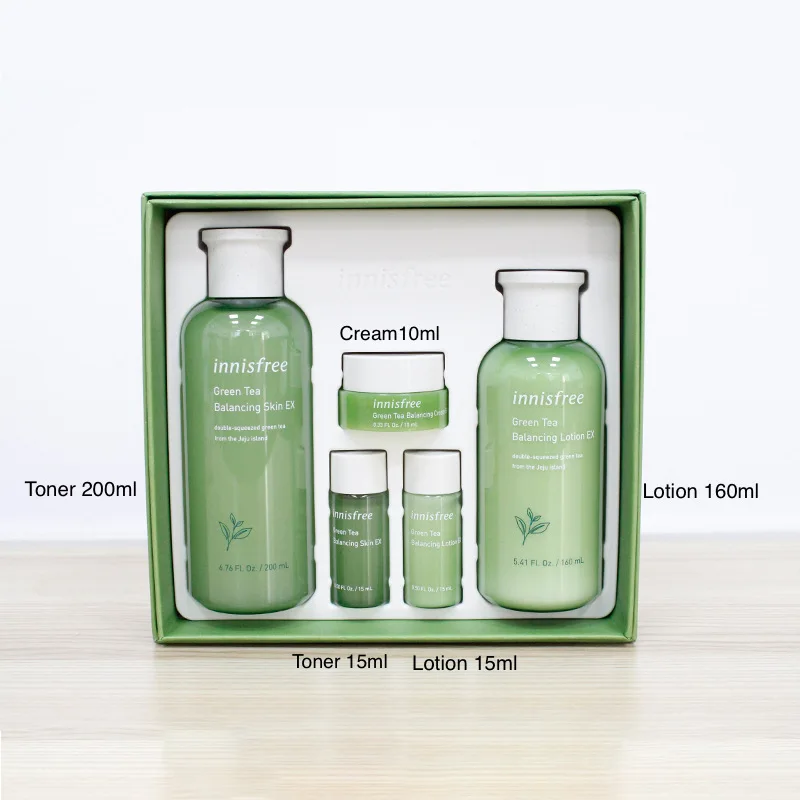 Korean original green tea seed 5pcs sets skin care products Moisturize and repair skin kit
Korean original green tea seed 5pcs sets skin care products Moisturize and repair skin kit