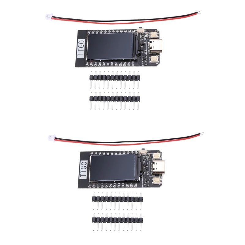 2X Ttgo T-Display Esp32 Wifi And Bluetooth Module Development Board For Arduino 1.14 Inch Lcd
2X Ttgo T-Display Esp32 Wifi And Bluetooth Module Development Board For Arduino 1.14 Inch Lcd