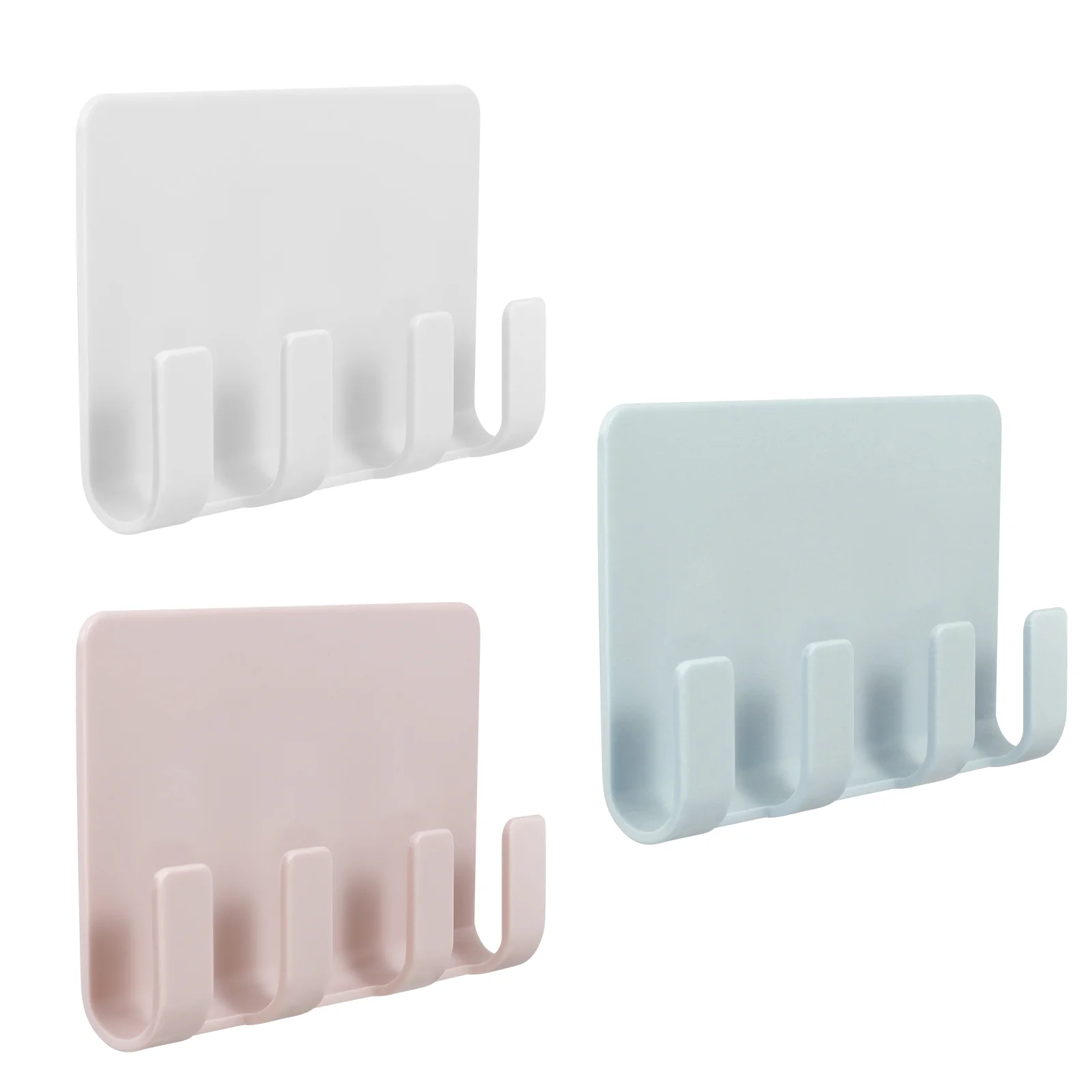 3 Pcs Wall Storage Rack Portable 4 Hooks Lightweight Storage Holder Wall Mount Holder for Kitchen Entrance Bathroom
3 Pcs Wall Storage Rack Portable 4 Hooks Lightweight Storage Holder Wall Mount Holder for Kitchen Entrance Bathroom