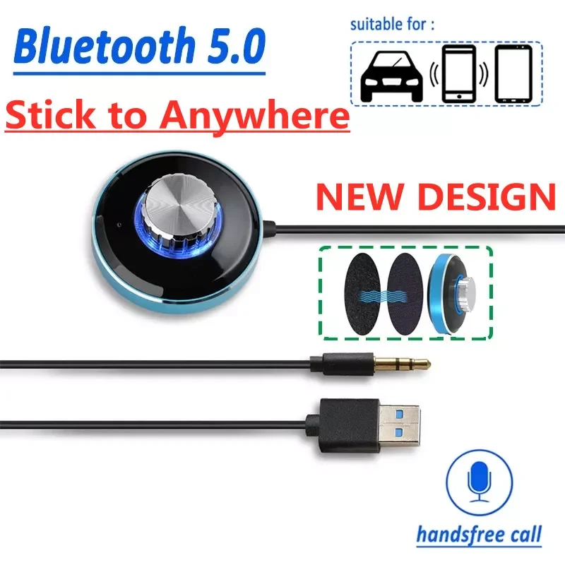Bluetooth 5.0 Receiver in Car 3.5mm AUX Jack Stereo Wireless Adapter Mic for Speaker Amplifier Auto On Car kit Audio Transmitter
Bluetooth 5.0 Receiver in Car 3.5mm AUX Jack Stereo Wireless Adapter Mic for Speaker Amplifier Auto On Car kit Audio Transmitter