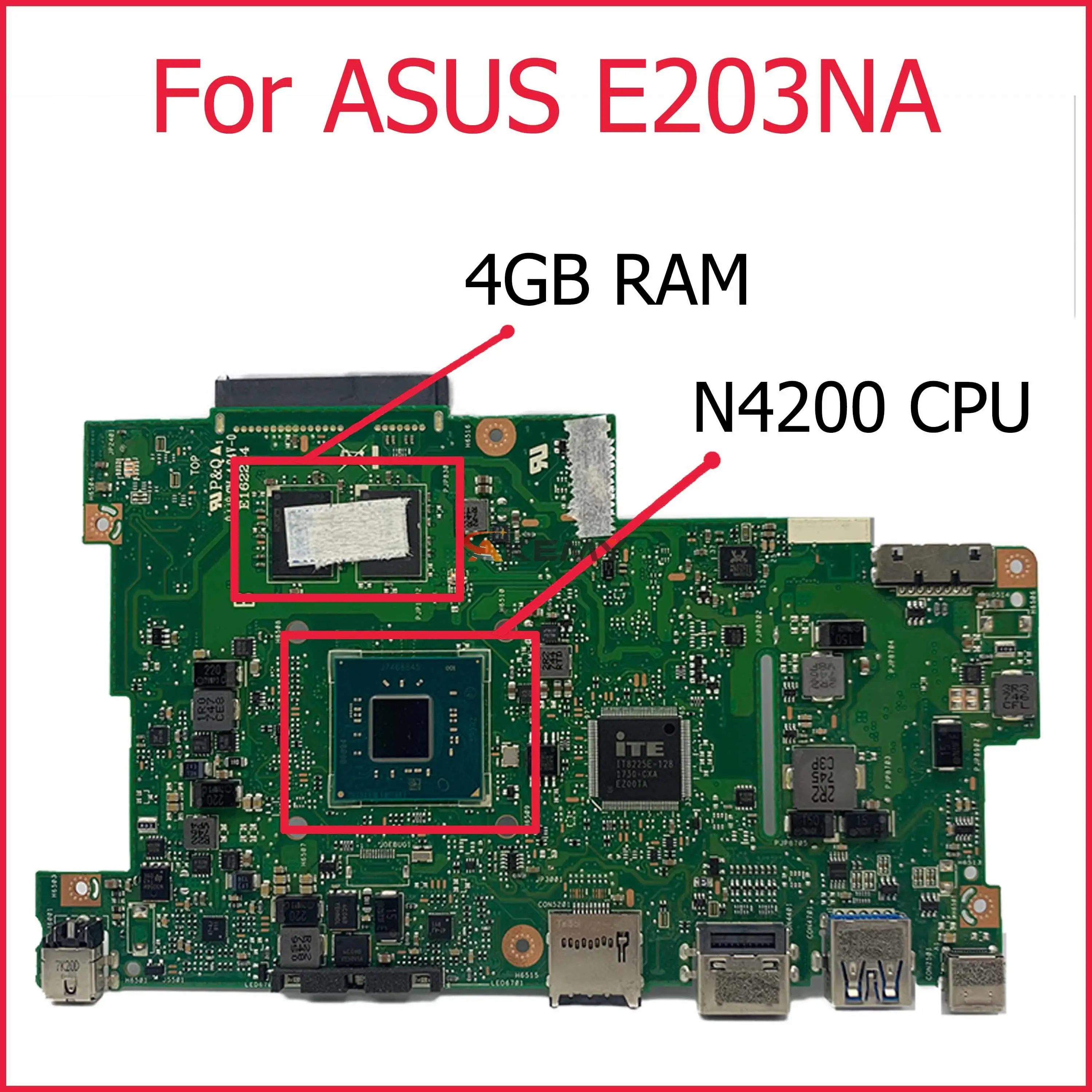 Материнская плата SAMXINNO E203NA N4200 CPU 4GB RAM REV 2,0 для ASUS E203N E203NA, материнская плата 90NB0AA0-R00040, протестирована, бесплатная доставка
Материнская плата SAMXINNO E203NA N4200 CPU 4GB RAM REV 2,0 для ASUS E203N E203NA, материнская плата 90NB0AA0-R00040, протестирована, бесплатная доставка