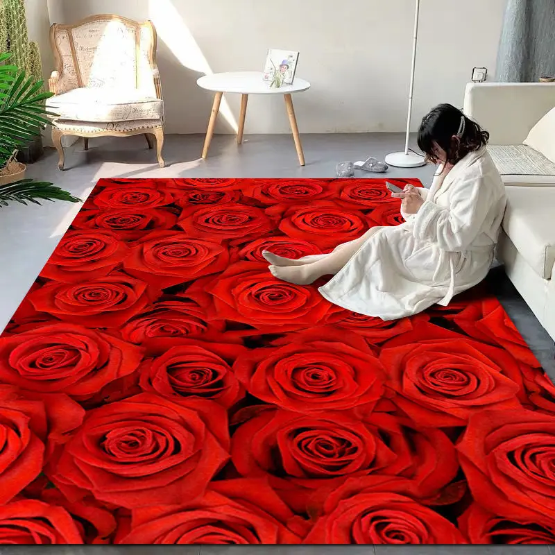 

3D Living Room Carpet Decoration Bedroom Household Bedside Rugs Hallway Large Area Rug Doormat Entrance Door Mat Customizable