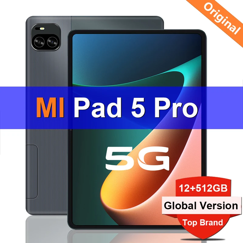 Original World Premiere Pad 5 Pro Tablet with Keyboard Snapdragon 860 128/256/512GB Tablets 120Hz LCD Display 5G Tablete Android
Original World Premiere Pad 5 Pro Tablet with Keyboard Snapdragon 860 128/256/512GB Tablets 120Hz LCD Display 5G Tablete Android
