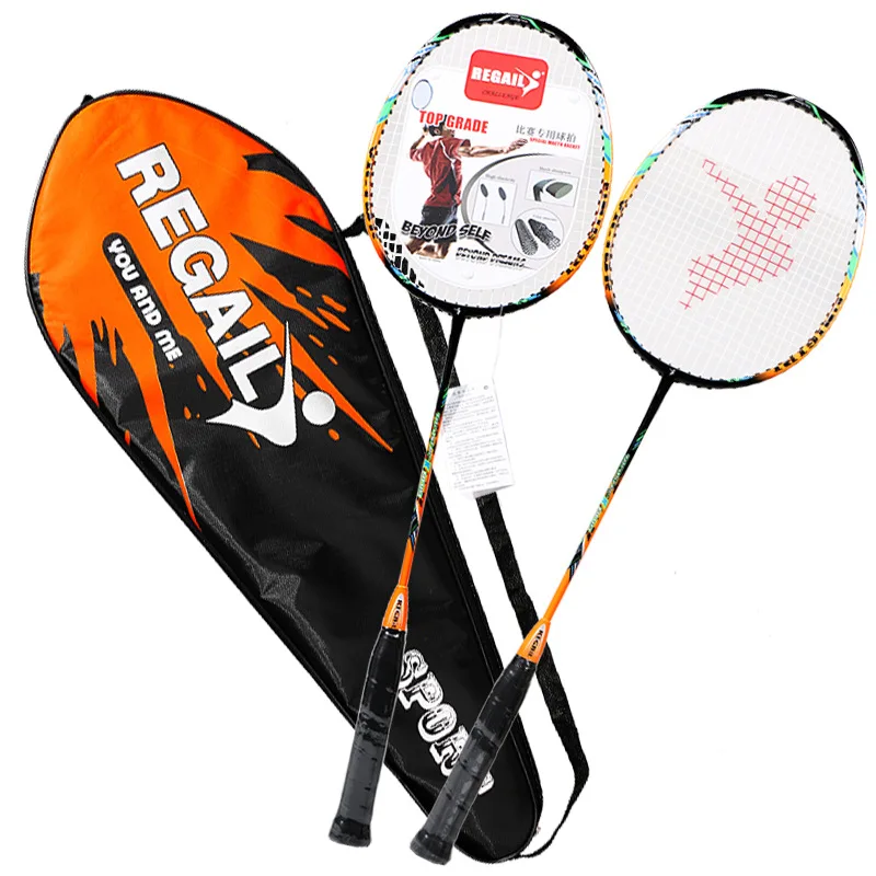 

2PCS Professional Ultra-light Full Carbon Badminton Racket Adult Durable And Durable Offensive Badminton Racket 20-22Lbs G4