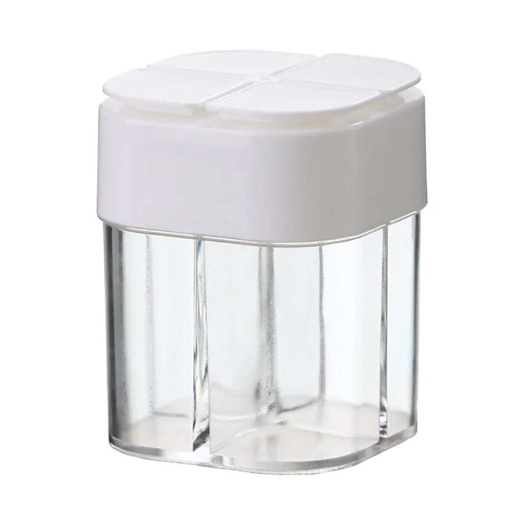 Kitchen Seasoning Bottle Household Spice Jar Pepper Shaker Box 4 Grids Clear Seasoning Cans Sugar Bowl Kitchen Condiment Bottle
Kitchen Seasoning Bottle Household Spice Jar Pepper Shaker Box 4 Grids Clear Seasoning Cans Sugar Bowl Kitchen Condiment Bottle