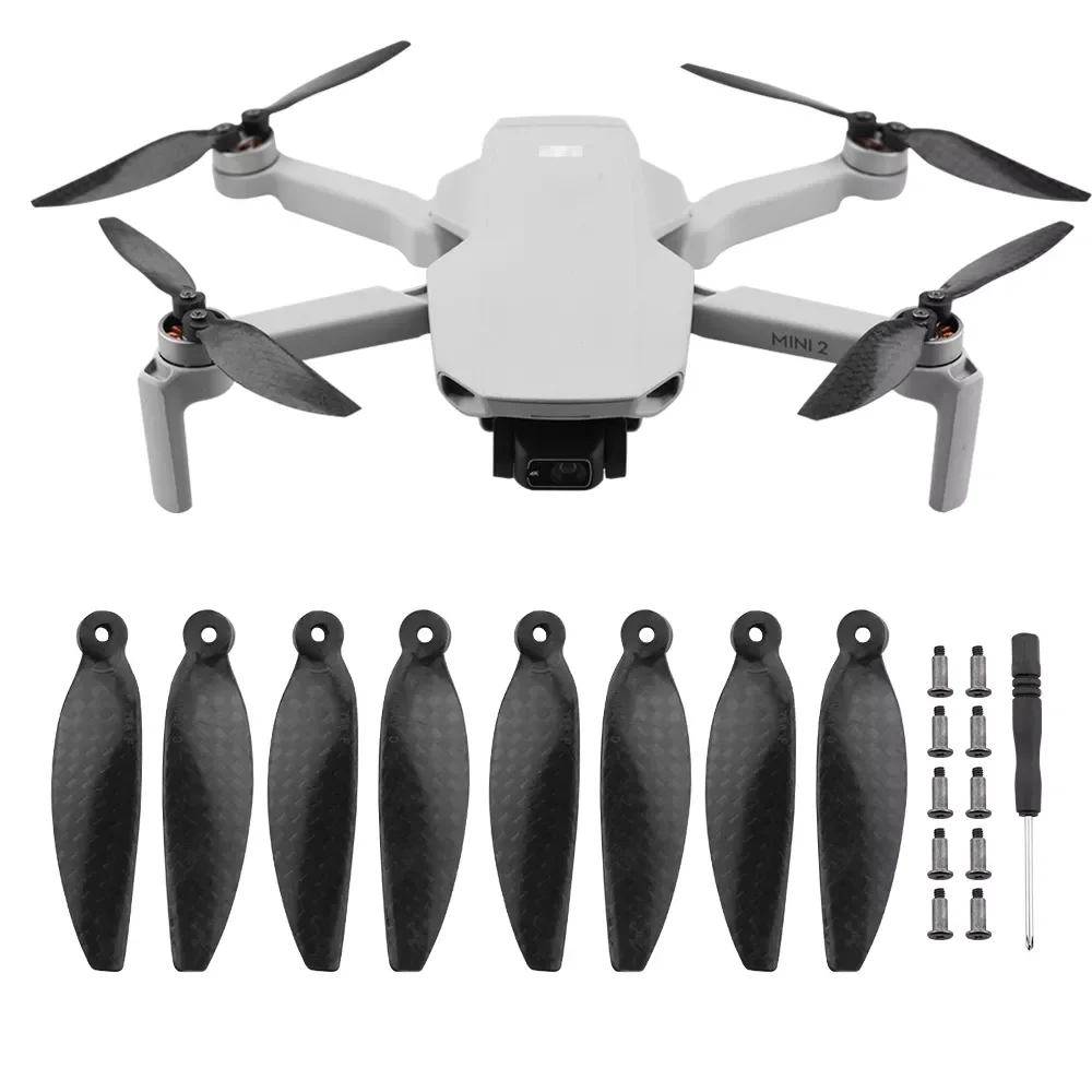 1/2/4Pairs Carbon Fiber Propellers for DJI Mini 2 Foldable Blade for Mavic Mini 2 Drone 4726 Props Replacement Accessories
1/2/4Pairs Carbon Fiber Propellers for DJI Mini 2 Foldable Blade for Mavic Mini 2 Drone 4726 Props Replacement Accessories