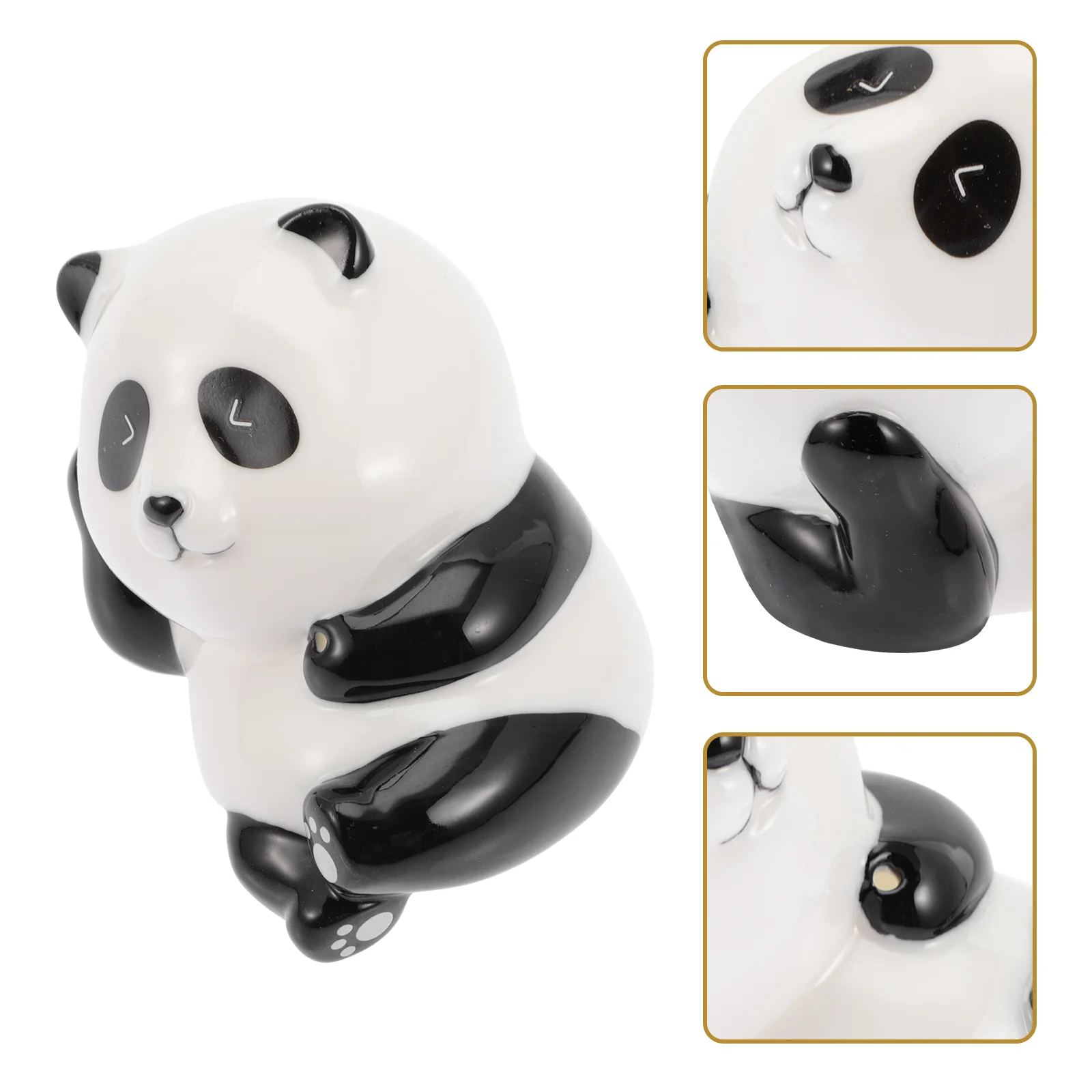 Изысканная курильница в форме панды, керамическая курильница 
Изысканная курильница в форме панды, керамическая курильница