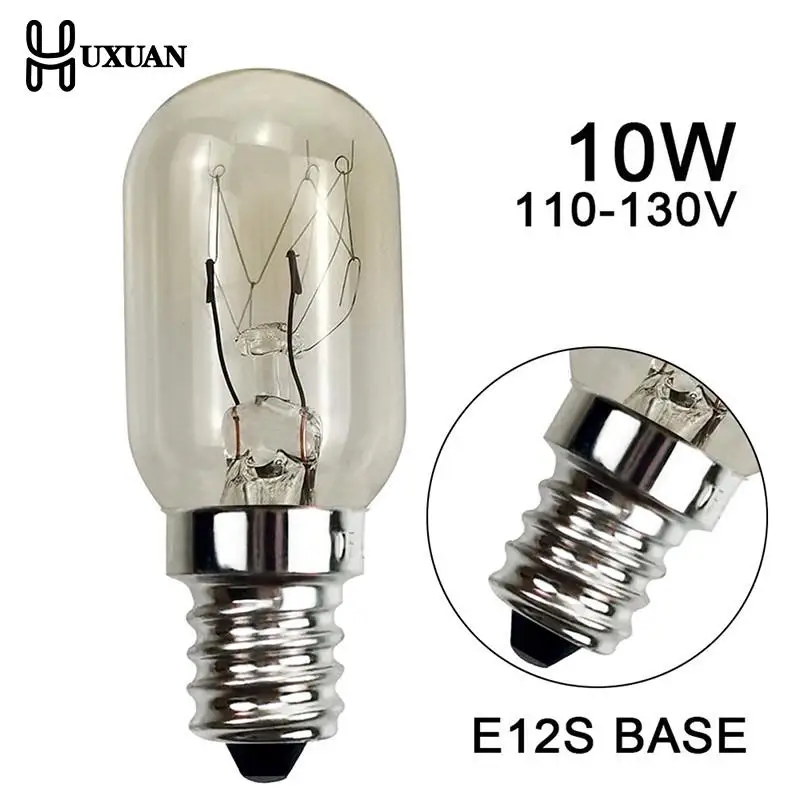 110V-130V 10W E12S BASE Oven Light Steamer Refrigerator Microwave Light Bulb Oven Lamp 2700K
110V-130V 10W E12S BASE Oven Light Steamer Refrigerator Microwave Light Bulb Oven Lamp 2700K