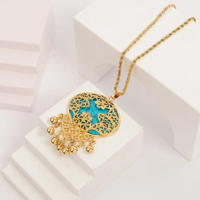 Classic Blue Stone Pendant Necklace Gold Plating Slide Chain Necklace for Girls Ethnic Rhinestone Pendants
Classic Blue Stone Pendant Necklace Gold Plating Slide Chain Necklace for Girls Ethnic Rhinestone Pendants