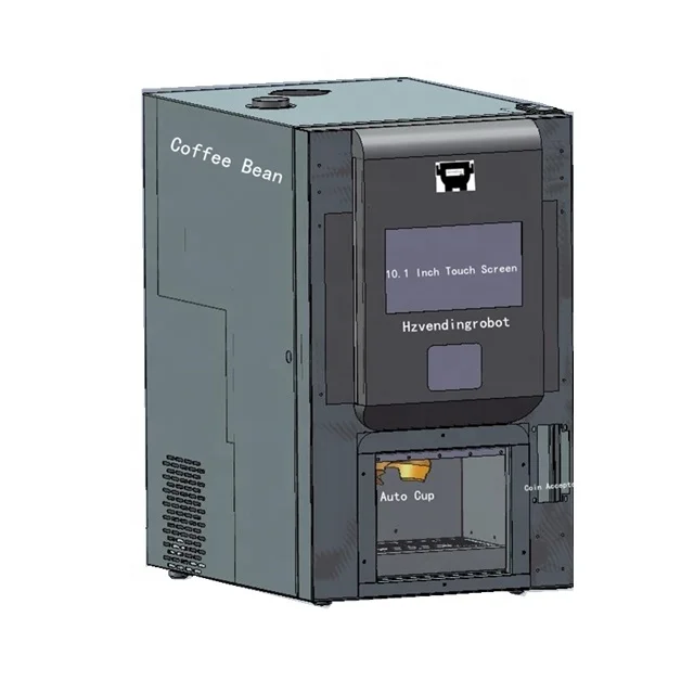 Bean To Cup Coffee Vending Machine Espresso Coffee Machine with Coin Acceptor and Nayax Card Reader WF1-306F
Bean To Cup Coffee Vending Machine Espresso Coffee Machine with Coin Acceptor and Nayax Card Reader WF1-306F