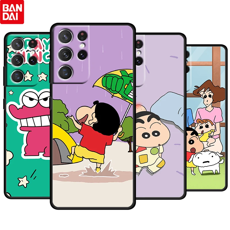 Anime Shinchan Crayon For Samsung Galaxy S22 S21 S20 Ultra Plus Pro S10 S9 S8 4G 5G Soft TPU Black Phone Case Funda Capa Cover
Anime Shinchan Crayon For Samsung Galaxy S22 S21 S20 Ultra Plus Pro S10 S9 S8 4G 5G Soft TPU Black Phone Case Funda Capa Cover