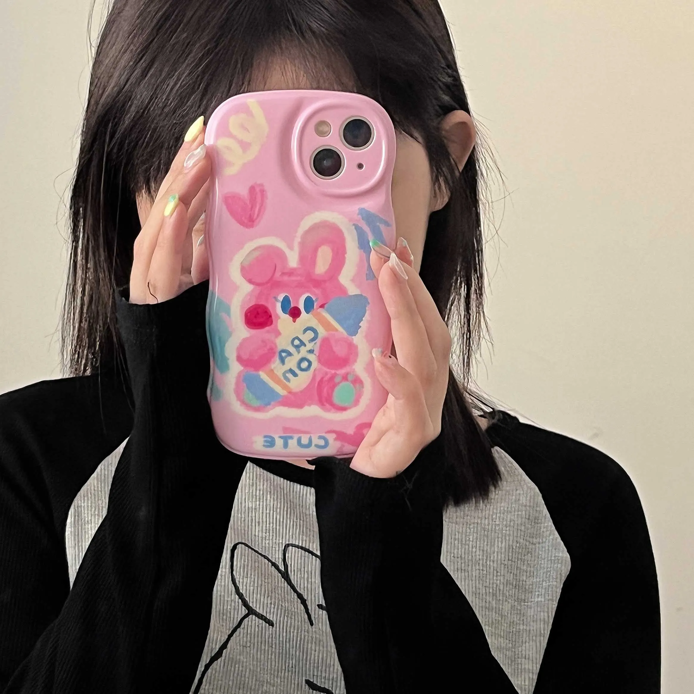 Pink Rabbit Phone Case For Iphone 13Pro 11 12 13 Pro Max XR X XSMAX XS 12ProMax 13ProMax Soft Silicone Cover Shockproof Fundas
Pink Rabbit Phone Case For Iphone 13Pro 11 12 13 Pro Max XR X XSMAX XS 12ProMax 13ProMax Soft Silicone Cover Shockproof Fundas