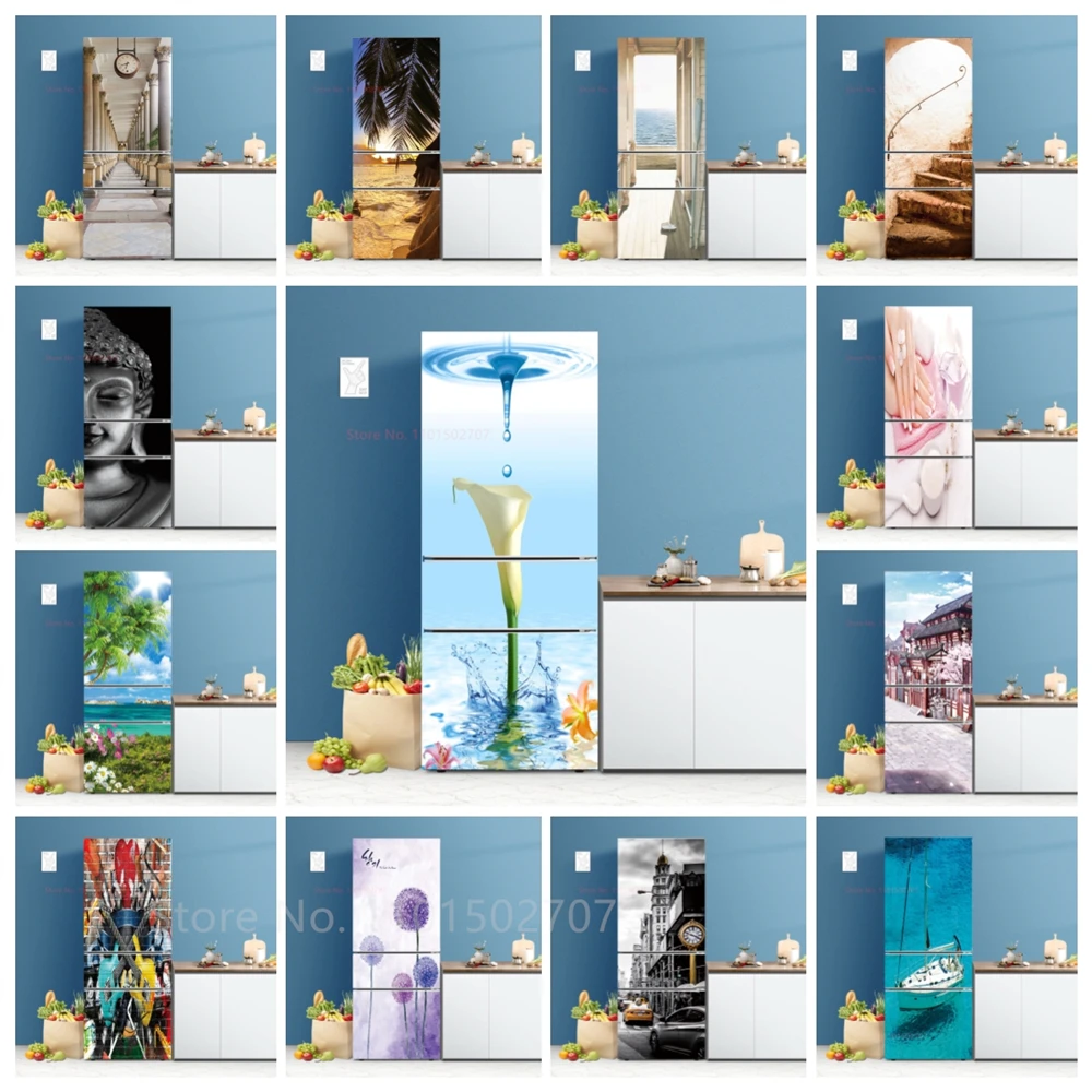 Vinyl Floral Graffiti Sakura Fridge Stickers Self-adhesive Waterproof Refrigerator Wallpaper Double Door Cover Decorative Decals
Vinyl Floral Graffiti Sakura Fridge Stickers Self-adhesive Waterproof Refrigerator Wallpaper Double Door Cover Decorative Decals
