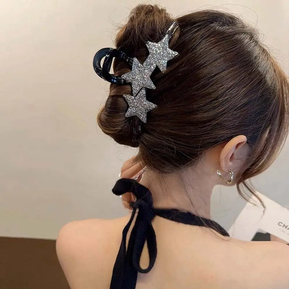 Y2K Star Hair Claw Shiny Crystal Pentagram Hair Clips Shark Clip Ponytail Hairpin Headwear Hair Accessories for Women Girls
Y2K Star Hair Claw Shiny Crystal Pentagram Hair Clips Shark Clip Ponytail Hairpin Headwear Hair Accessories for Women Girls